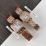 Cartier Panthere De 22*30mm for Small 27*37mm for Large 316L Steel Rose Gold Bracelet Watch juste un clou cartier imitation